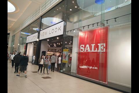 New Look Newcastle – sale signs